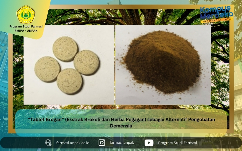  “Tablet Brogan” (Ekstrak Brokoli dan Herba Pegagan) sebagai Alternatif Pengobatan Demensia